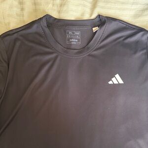 Adidas Men's BLACK Athletic Tee- aeroready